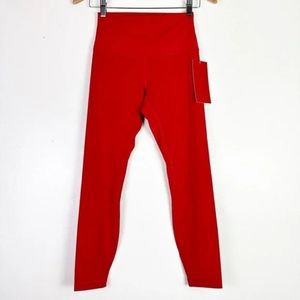 NWT Lunar New Year Lululemon Align High Rise Pant 25 Dark Red Size 6